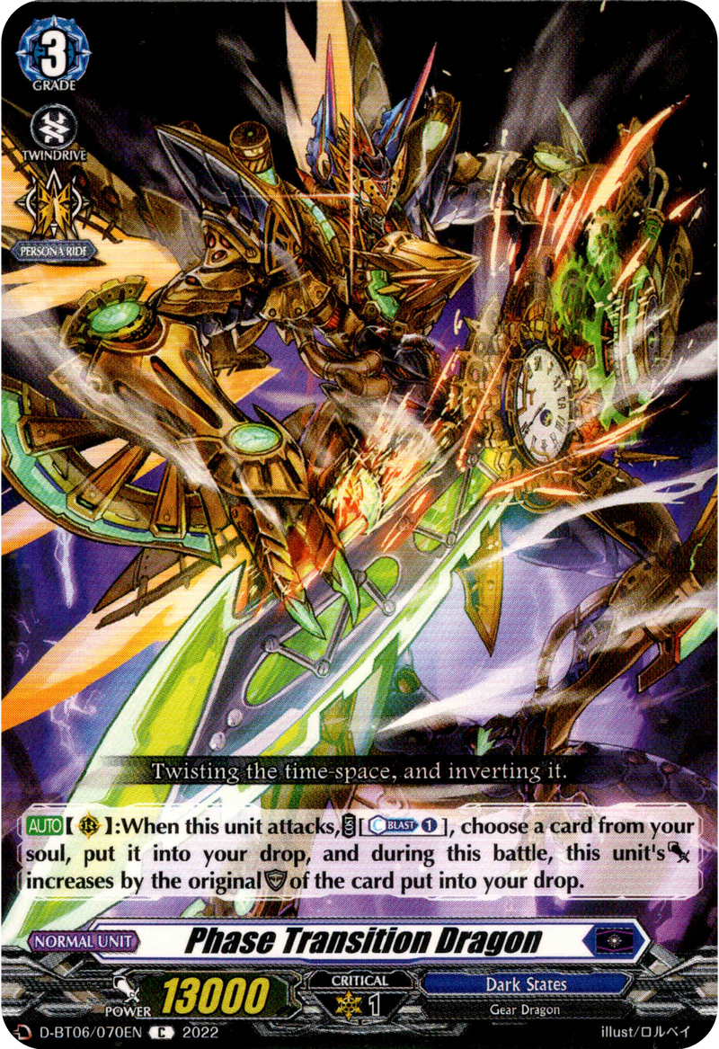 Phase Transition Dragon - D-BT06/070EN - Blazing Dragon Reborn - Card Cavern