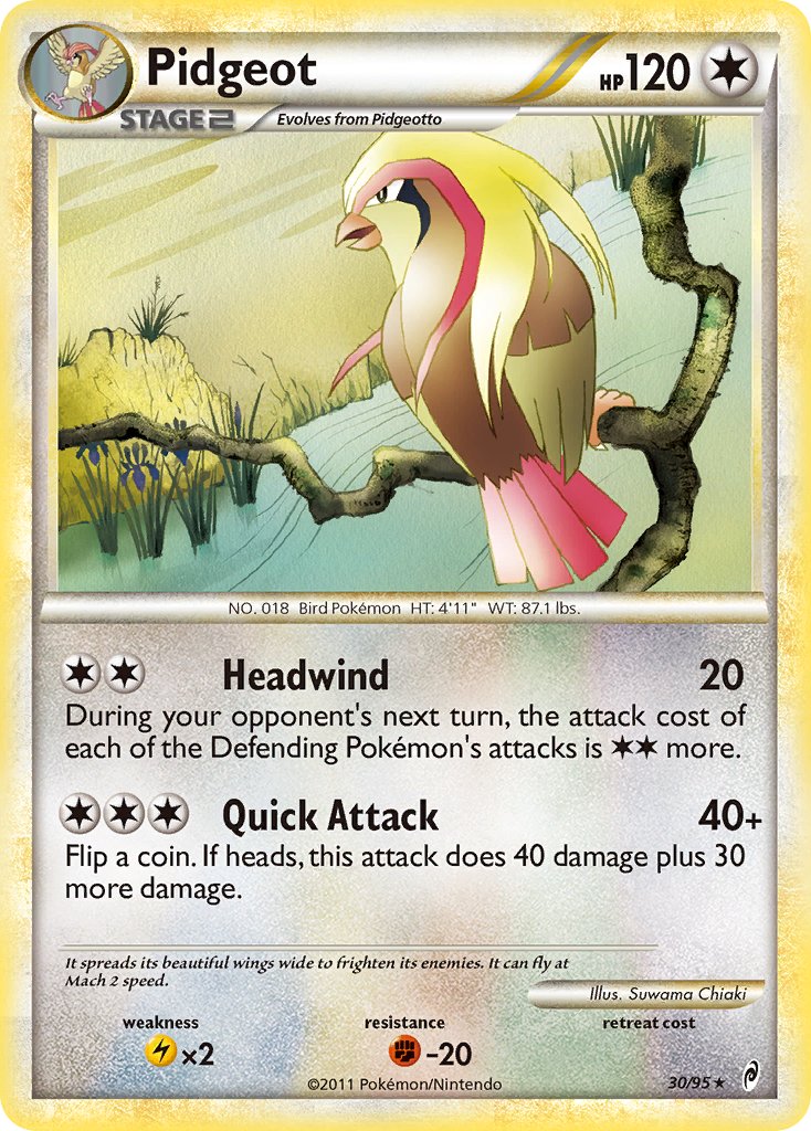 Pidgeot - 30/95 - Call of Legends - Card Cavern