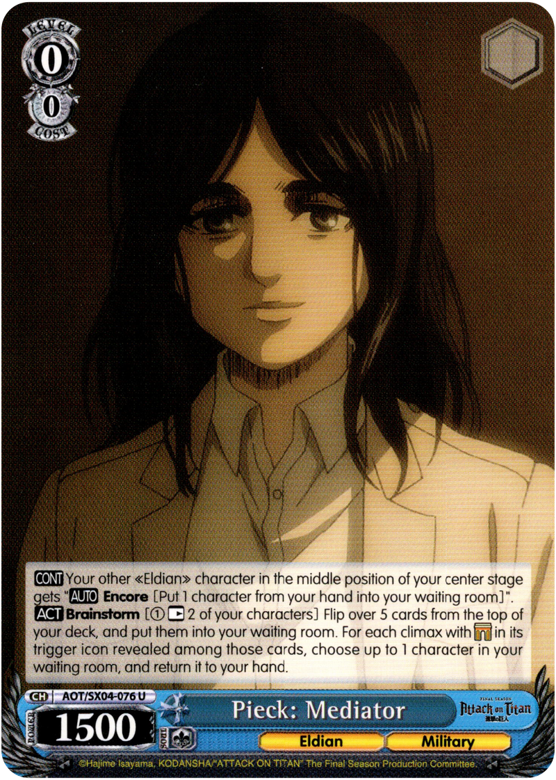 Pieck: Mediator - AOT/SX04-076 U - Card Cavern