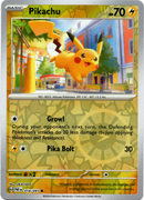 Pikachu - 018/091 - Paldean Fates - Reverse Holo - Card Cavern