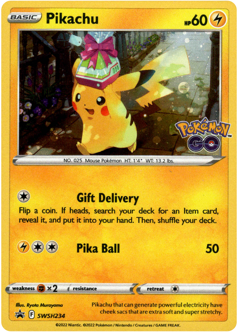 Pikachu - SWSH234 - Cosmos Holo - Promo - Card Cavern