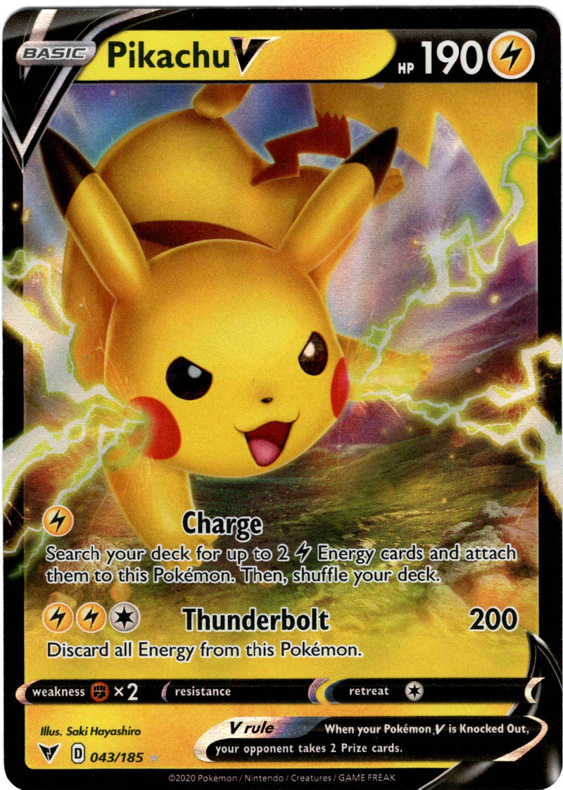 Pikachu V - 043/185 - Vivid Voltage - Card Cavern