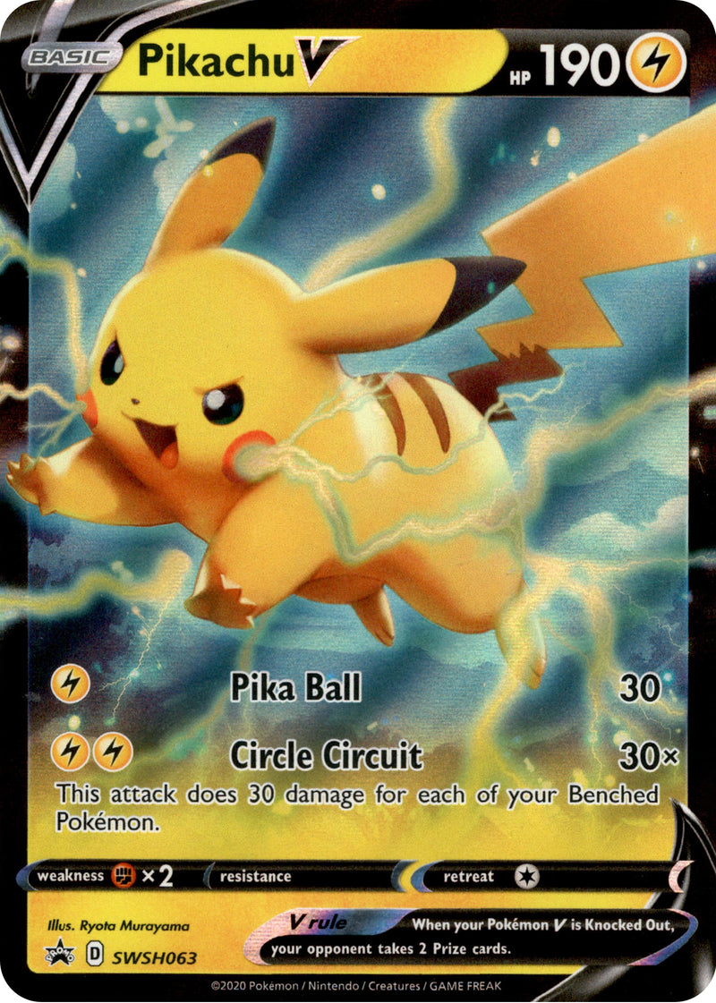 Pikachu V - SWSH063 - Sword & Shield Promo - Card Cavern