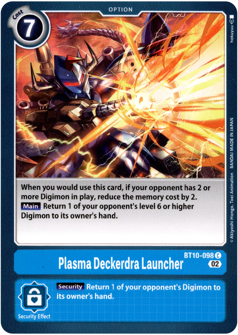 Plasma Deckerdra Launcher - BT10-098 C - Xros Encounter - Card Cavern