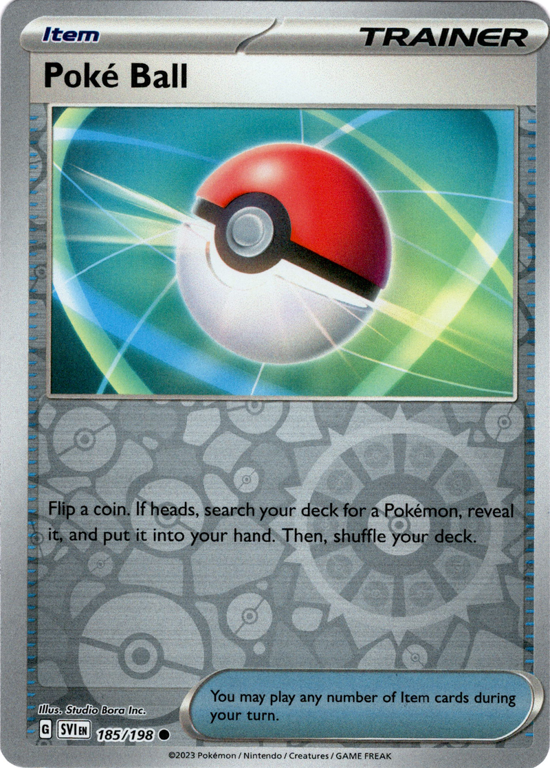 Poke Ball - 185/198 - Scarlet & Violet - Reverse Holo - Card Cavern