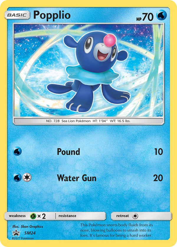 Popplio - SM24 - Sun & Moon Promo - Card Cavern