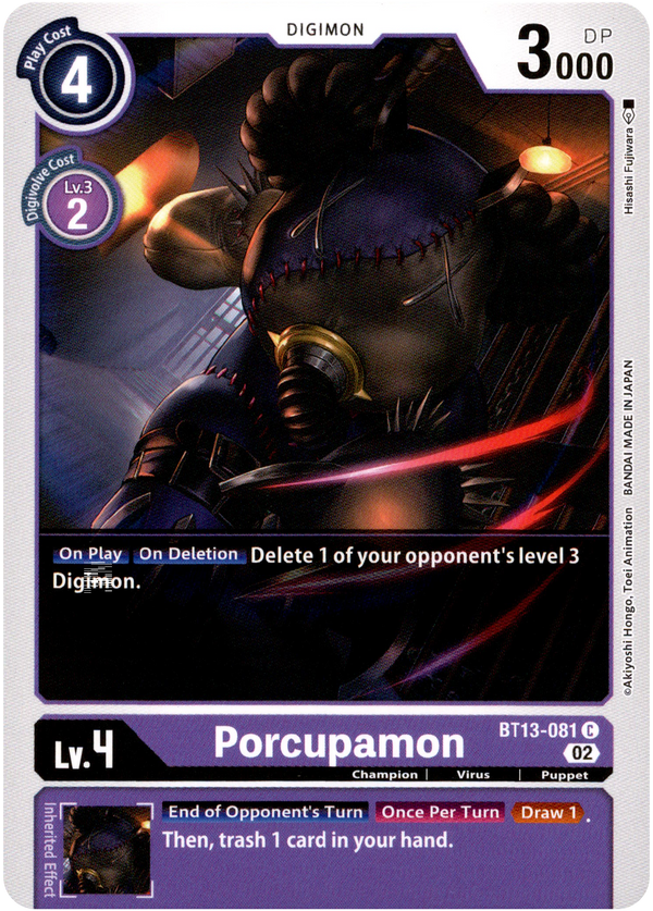 Porcupamon - BT13-081 C - Versus Royal Knight - Card Cavern