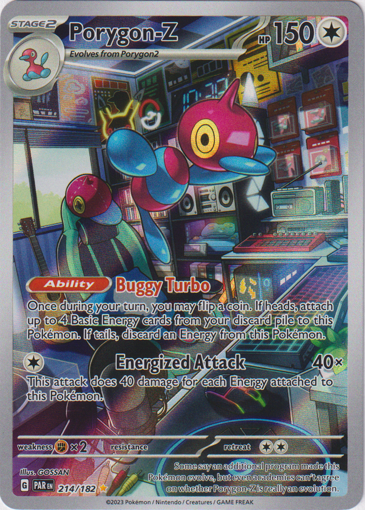 Porygon-Z - 214/182 - Paradox Rift - Holo - Card Cavern