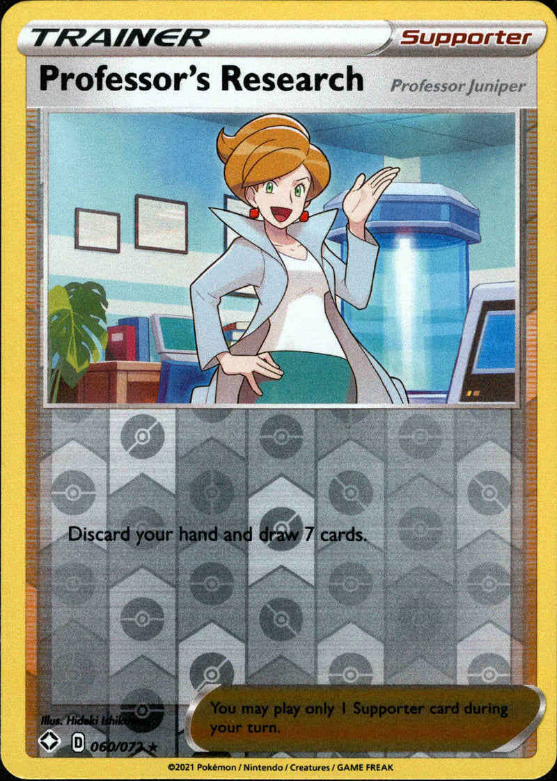 Professor's Research - 060/072 - Shining Fates - Reverse Holo - Card Cavern