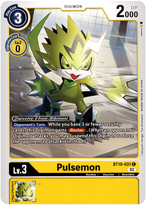 Pulsemon - BT10-031 C - Xros Encounter - Card Cavern