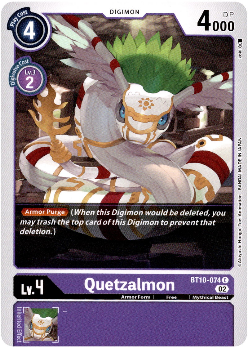 Quetzalmon - BT10-074 C - Xros Encounter - Card Cavern