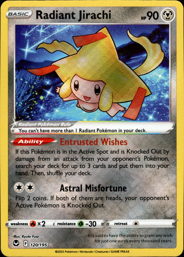 Radiant Jirachi - 120/195 - Silver Tempest - Card Cavern