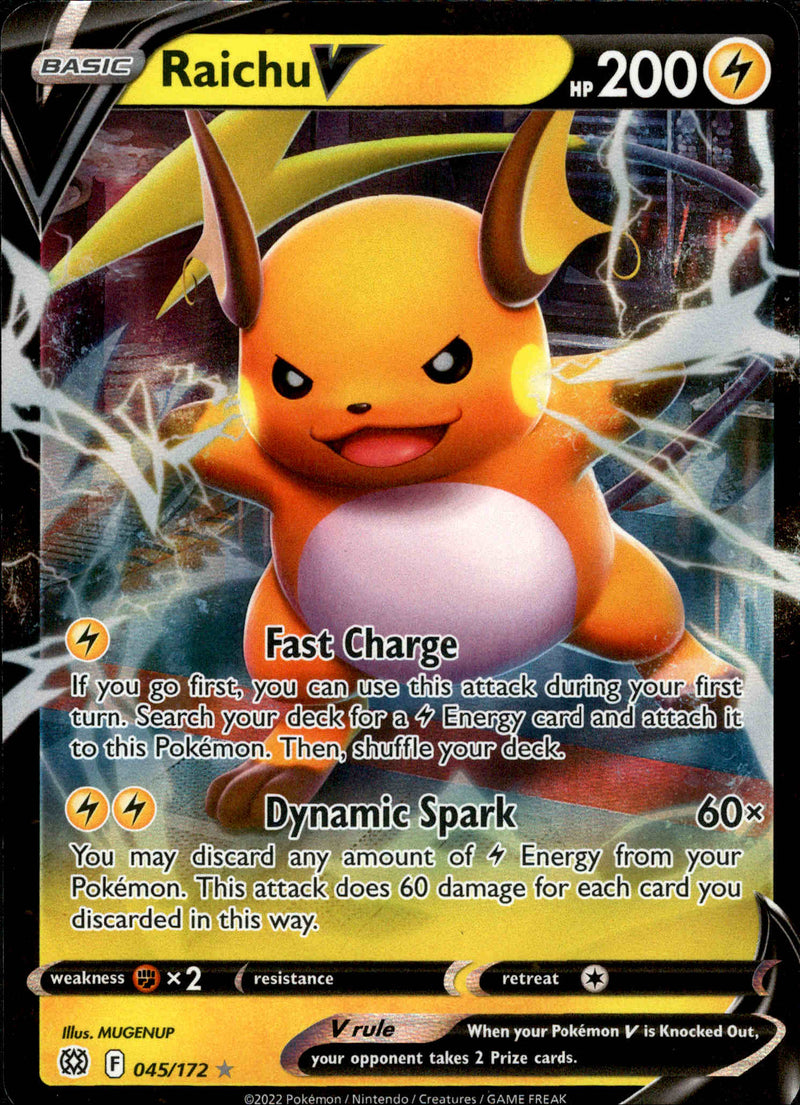 Raichu V - 045/172 - Brilliant Stars - Card Cavern