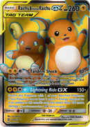 Raichu & Alolan Raichu GX Full Art - 220/236 - Unified Minds - Card Cavern