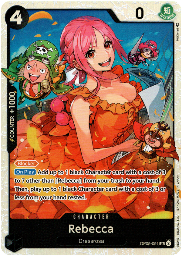 Rebecca - OP05-091 - Awakening of the New Era - Foil - Card Cavern