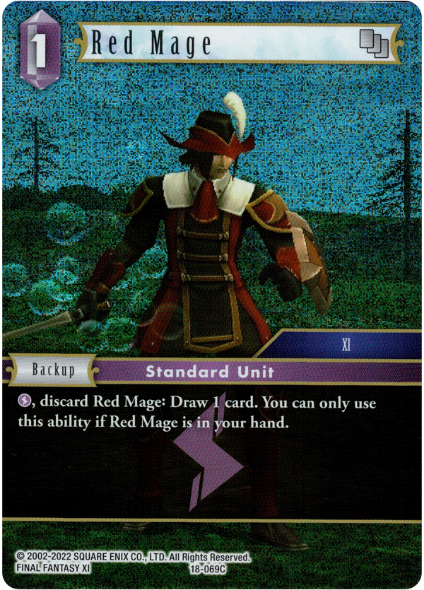 Red Mage - 18-069C - Resurgence of Power - Foil - Card Cavern