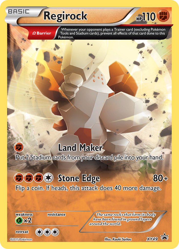 Regirock - XY49 - XY Promo - Card Cavern