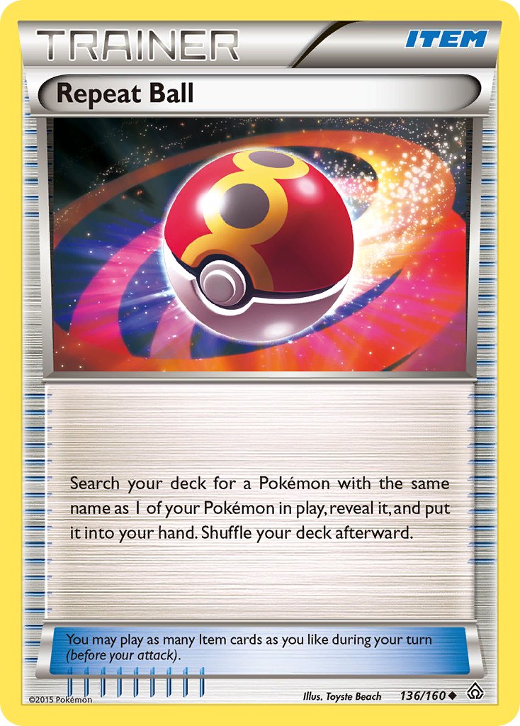 Repeat Ball - 136/160 - Primal Clash - Card Cavern