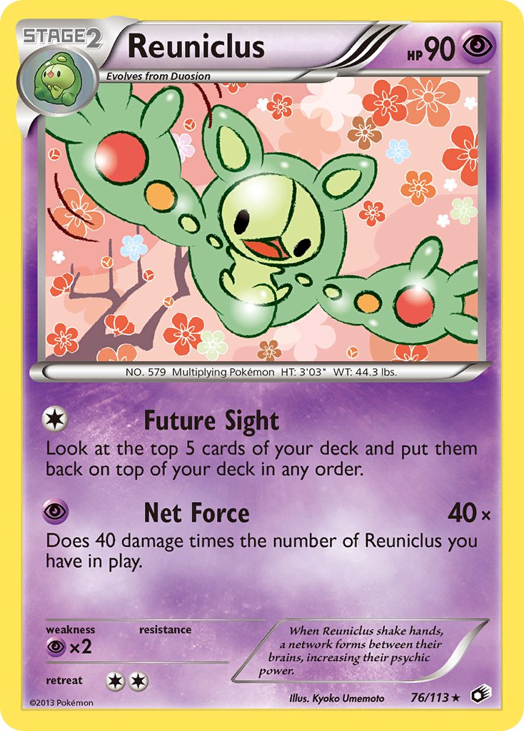 Reuniclus - 76/113 - Legendary Treasures - Card Cavern