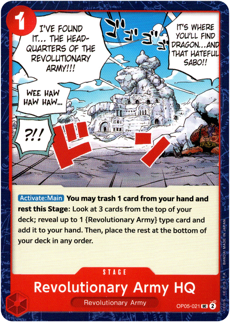 Revolutionary Army HQ - OP05-021 - Awakening of the New Era - Card Cavern