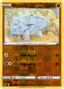 Rhyhorn - 96/202 - Sword & Shield - Reverse Holo - Card Cavern