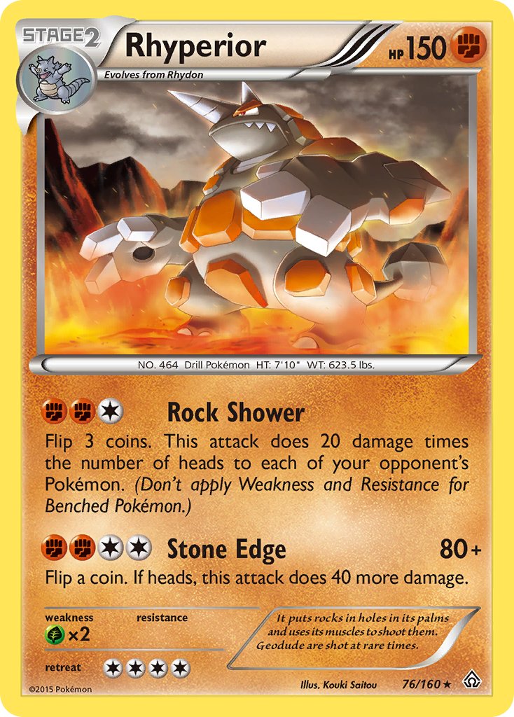 Rhyperior - 76/160 - Primal Clash - Card Cavern