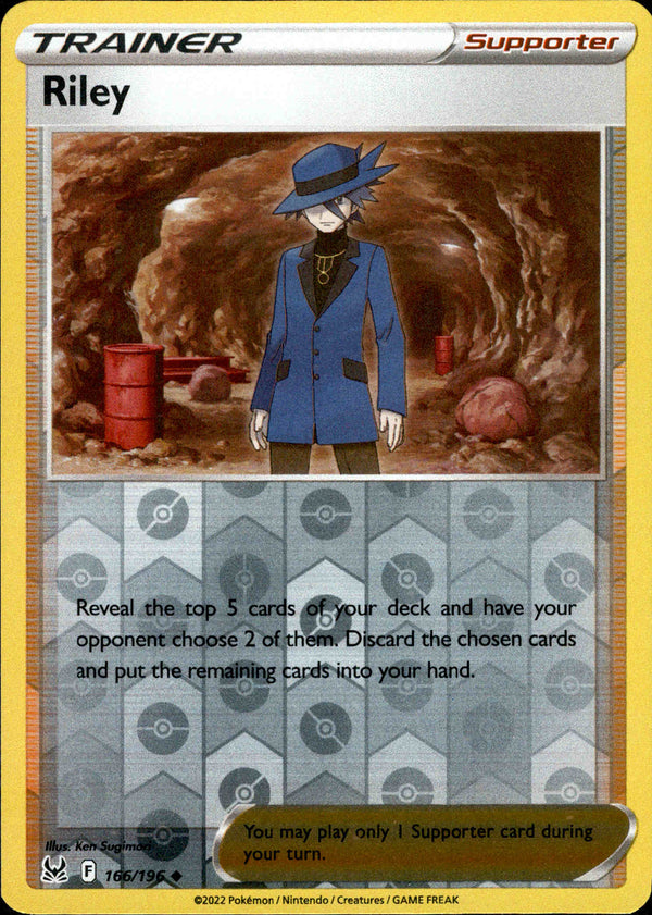 Riley - 166/196 - Lost Origin - Reverse Holo - Card Cavern