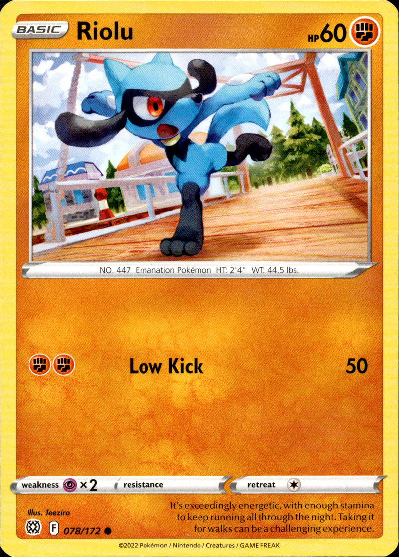 Riolu - 078/172 - Brilliant Stars - Card Cavern