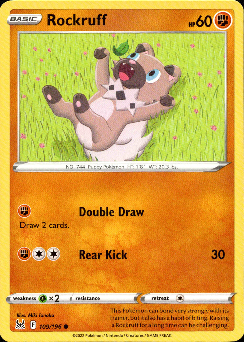 Rockruff - 109/196 - Lost Origin - Card Cavern