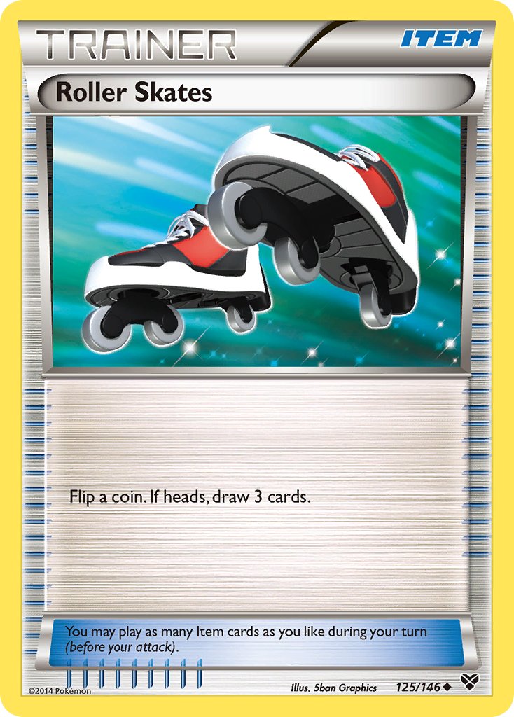 Roller Skates - 125/146 - XY Base - Card Cavern