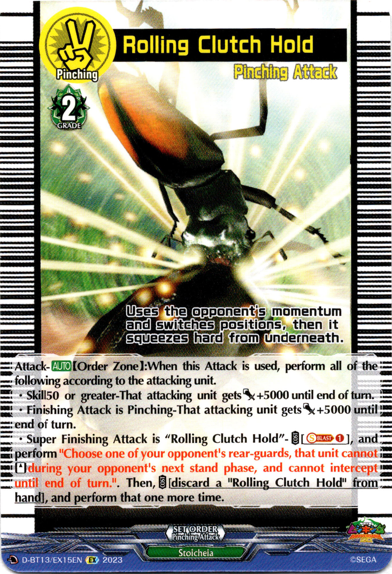 Rolling Clutch Hold - D-BT13/EX15EN - Flight of Chakrabarthi - Card Cavern