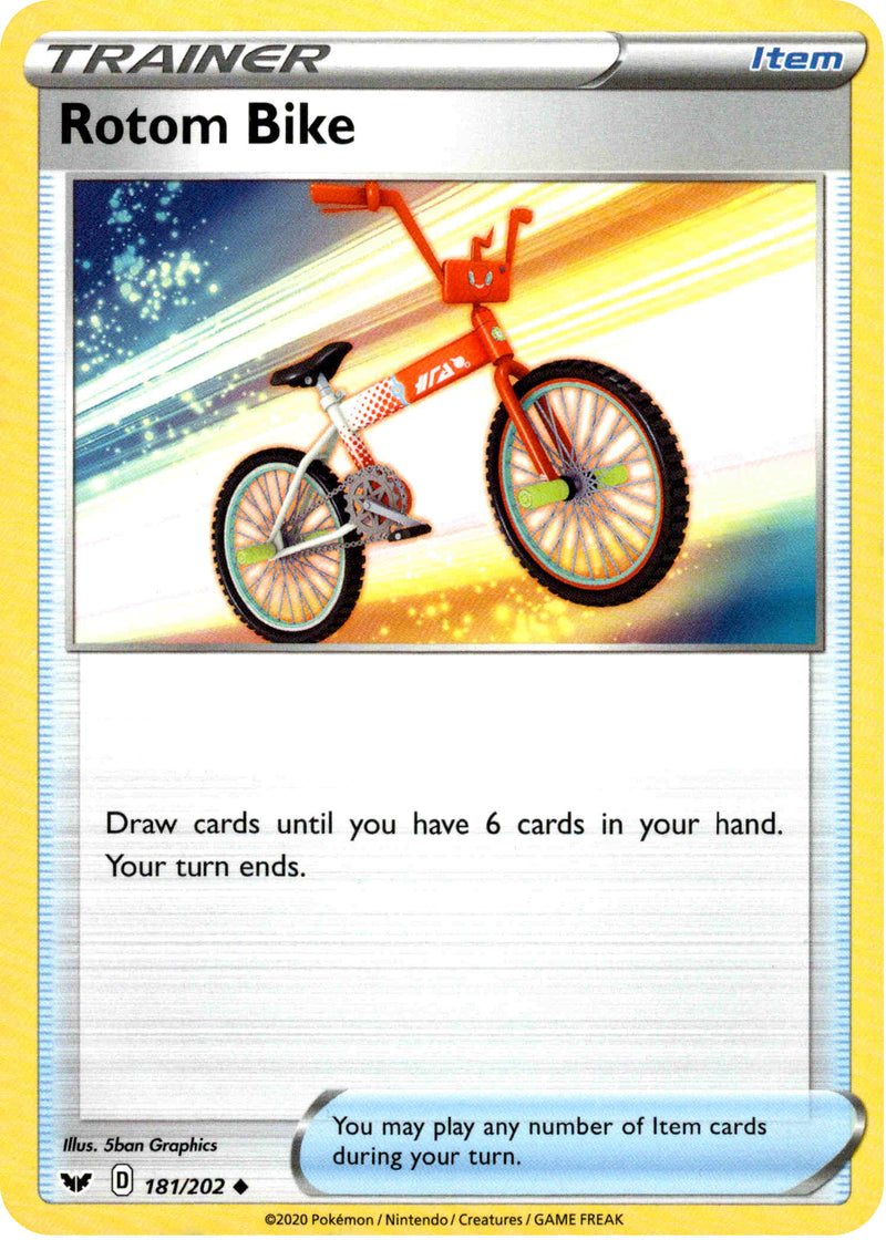 Rotom Bike - 181/202 - Sword & Shield - Card Cavern