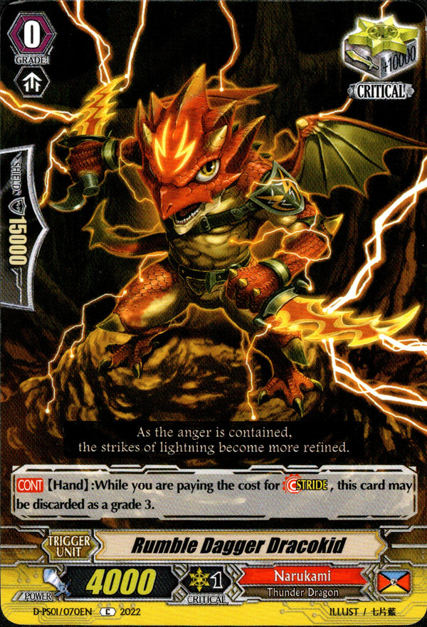 Rumble Dagger Dracokid - D-PS01/070EN - P Clan Collection 2022 - Card Cavern