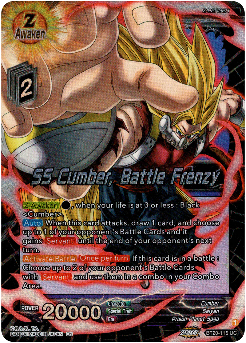 SS Cumber, Battle Frenzy - BT20-115 UC - Power Absorbed - Foil - Card Cavern