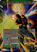 SS Vegeta, Spirit of Resistance - BT20-068 R - Power Absorbed - Foil - Card Cavern