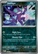 Sableye - 136/193 - Paldea Evolved - Reverse Holo - Card Cavern