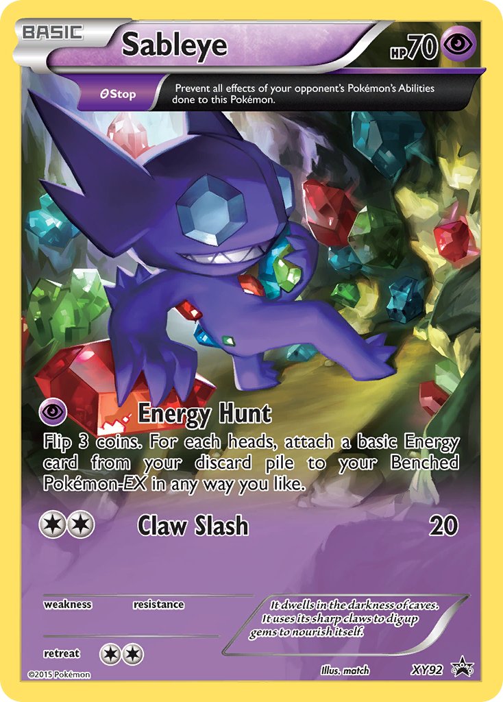 Sableye - XY92 - XY Promo - Card Cavern