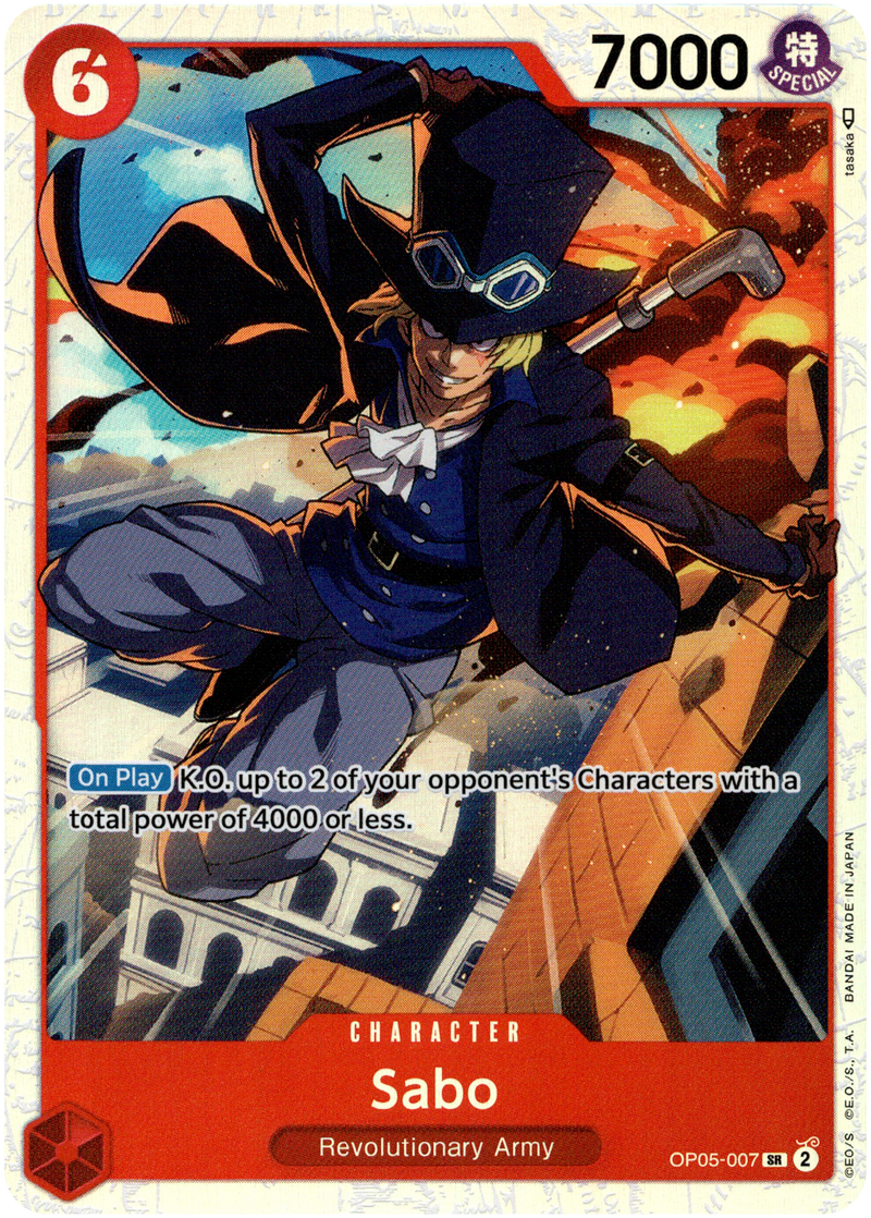 Sabo - OP05-007 - Awakening of the New Era - Foil - Card Cavern