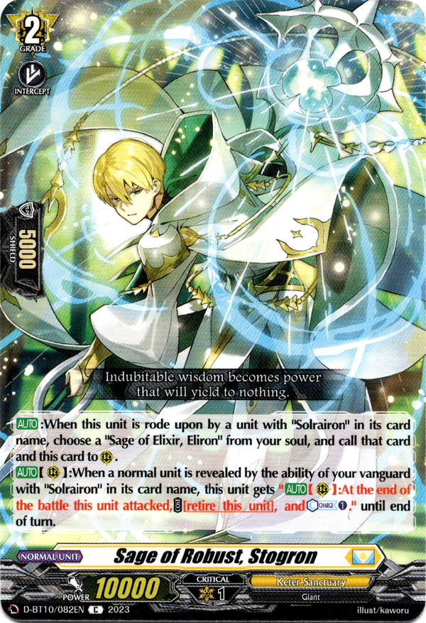 Sage of Robust, Stogron - D-BT10/082EN - Dragon Masquerade - Card Cavern