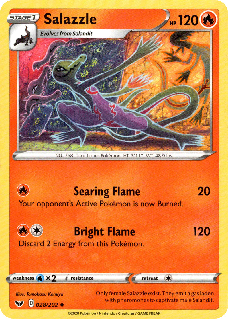 Salazzle - 28/202 - Sword & Shield - Card Cavern