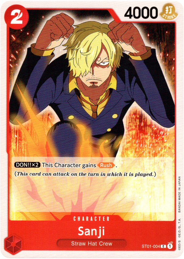 Sanji - ST01-004 C - Starter Deck - Card Cavern