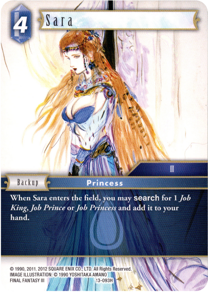 Sara - 13-093H - Opus XIII - Card Cavern