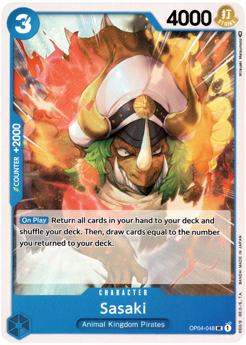 Sasaki - OP04-048 UC - Kingdoms of Intrigue - Card Cavern