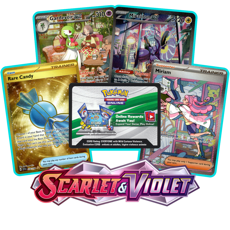 Scarlet & Violet  Booster Pack Code Cards