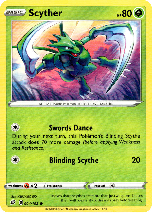 Scyther - 4/192 - Rebel Clash - Card Cavern