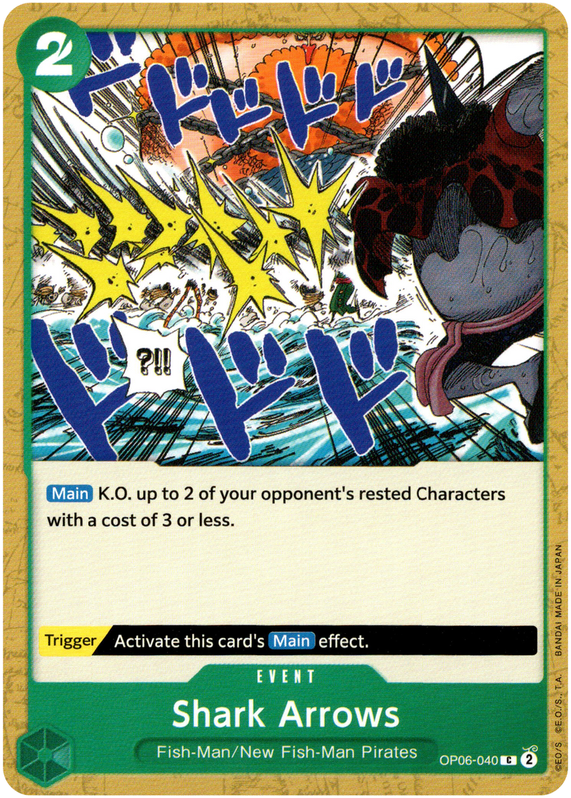 Shark Arrows - OP06-040C - Wings of the Captain - Card Cavern