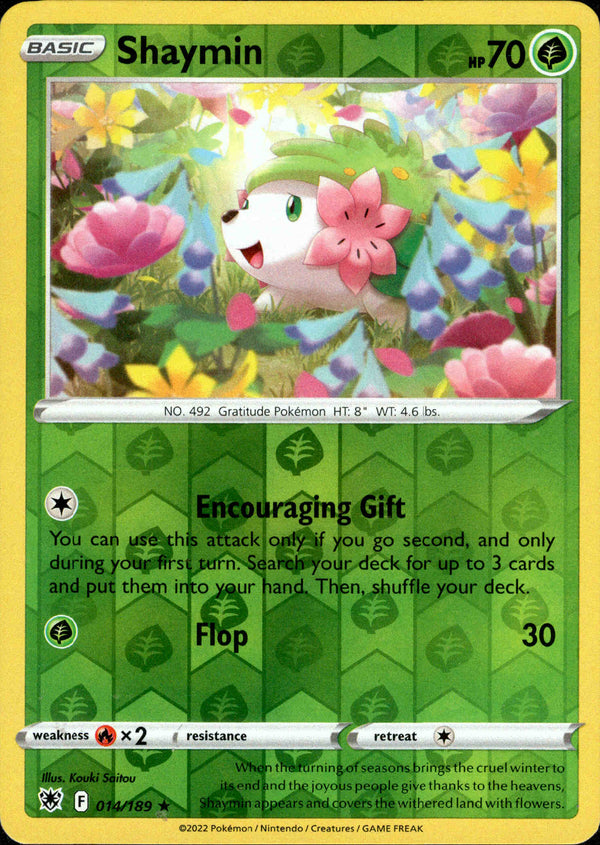 Shaymin - 014/189 - Astral Radiance - Reverse Holo - Card Cavern