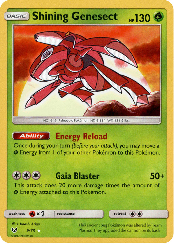 Shining Genesect - 9/73 - Shining Legends - Card Cavern