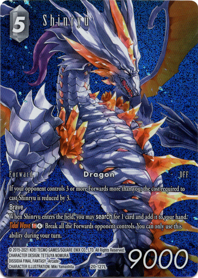 Shinryu Full Art - 20-127L - Dawn of Heroes - Foil - Card Cavern