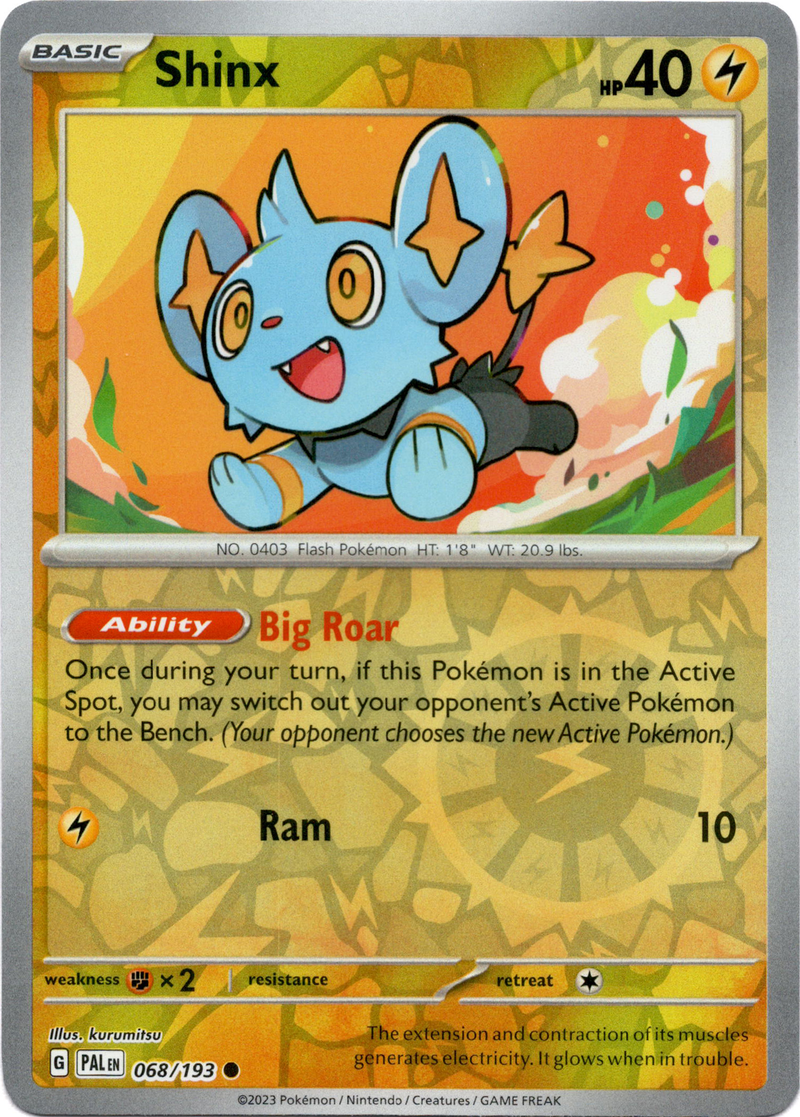 Shinx - 068/193 - Paldea Evolved - Reverse Holo - Card Cavern